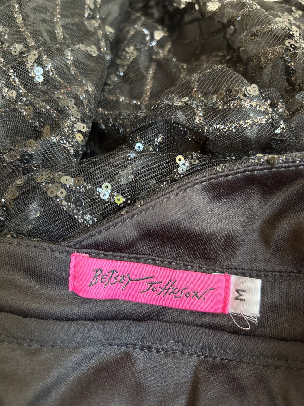 Betsy Johnson Sequin Lace Dress - Picture 12 of 15